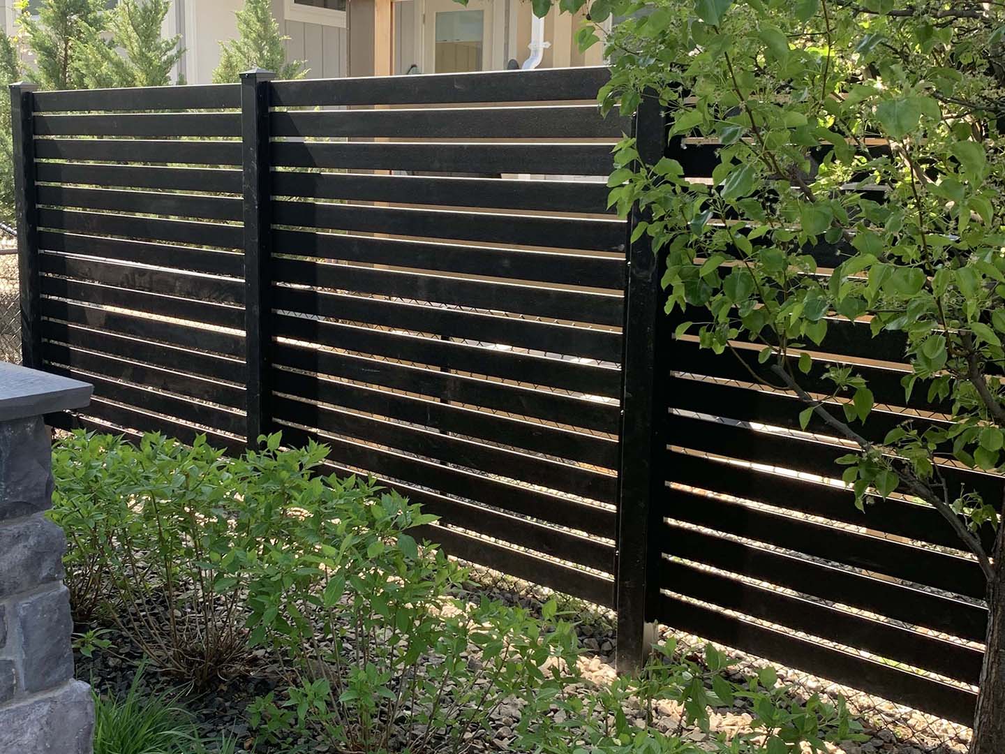 horizontal aluminum fence Princeton British Columbia