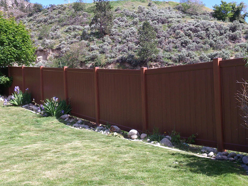 Princeton British Columbia vinyl privacy fencing